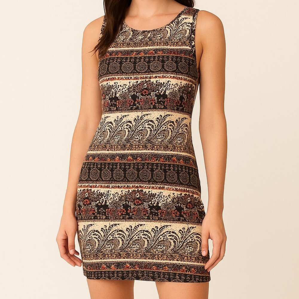 Boohoo Multicolor Paisley‎ Dress